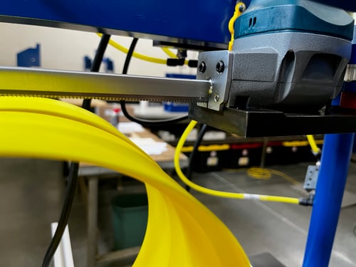 Rubber Foam Tube Cutting With Reciprocating Saw