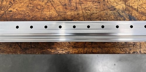 Six-Hole Punching in Aluminum Extrusions